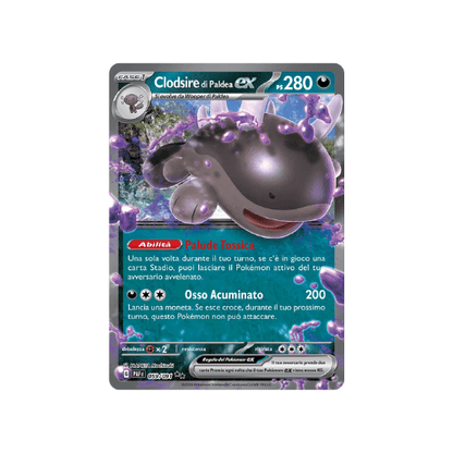 Pokémon Clodsire di Paldea ex 059/091 Destino di Paldea ITA