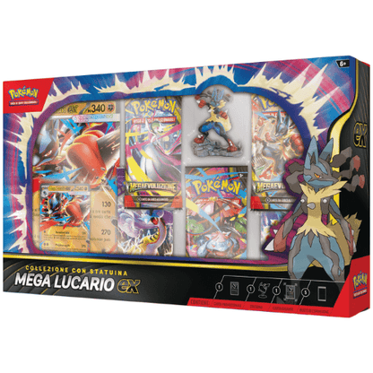 Pokémon Collezione con Statuina Mega Lucario-EX ITA