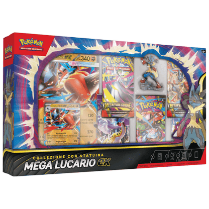 Pokémon Collezione con Statuina Mega Lucario-EX ITA