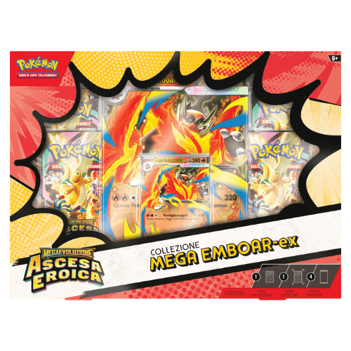Pokémon Collezione Mega Emboar ex Ascesa Eroica ITA
