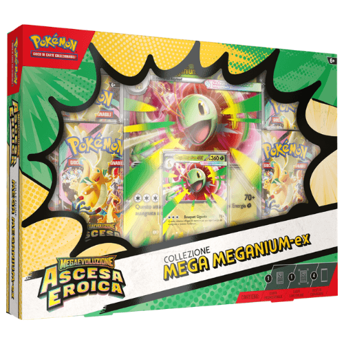 Pokémon Collezione Mega Meganium ex Ascesa Eroica ITA