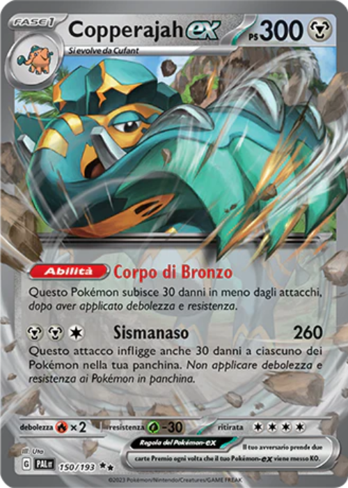 Pokémon Copperajah ex 150/193 Evoluzioni a Paldea ITA