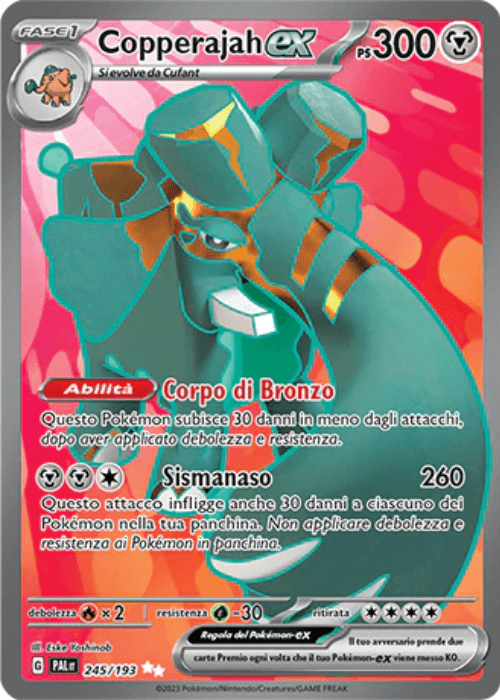 Pokémon Copperajah ex 245/193 Evoluzioni a Paldea ITA