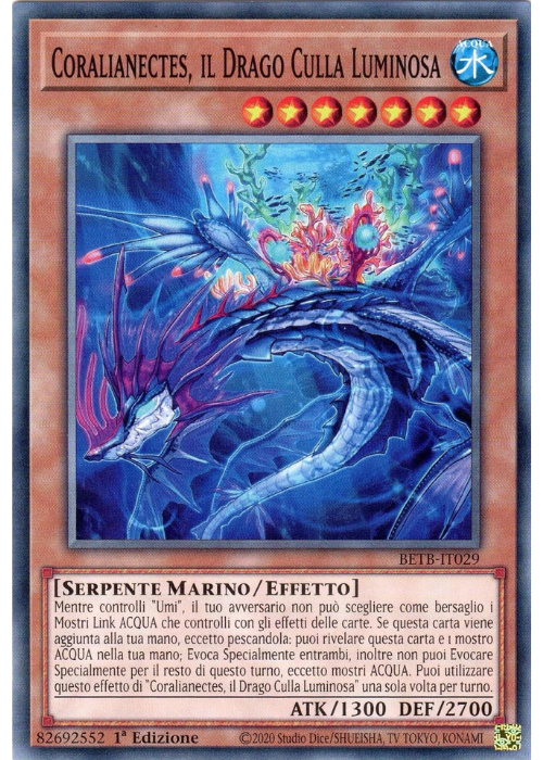 Yu-Gi-Oh! Coralianectes, il Drago Culla Luminosa BETB 029 Oltre il Coraggio ITA