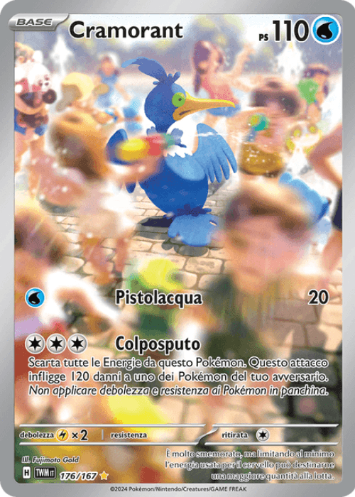 Pokémon Cramorant 176/167 Crepuscolo Mascherato ITA