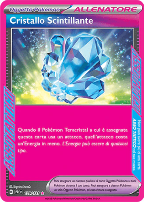 Pokémon Cristallo Scintillante 129/131 Evoluzioni Prismatiche ITA