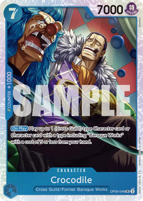 One Piece Crocodile Super Rare OP09-046 ENG