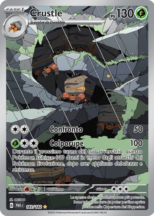 Pokémon Crustle 183/182 Paradosso Temporale ITA