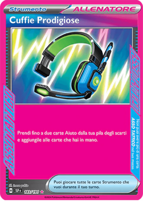 Pokémon Cuffie Prodigiose 183/191 Scintille Folgoranti ITA
