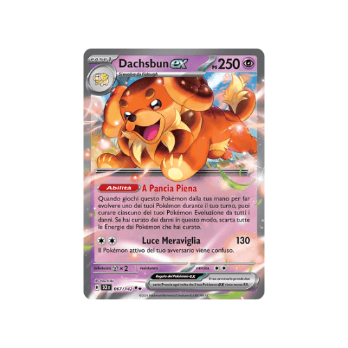 Pokémon Dachsbun ex 067/142 Corona Astrale ITA