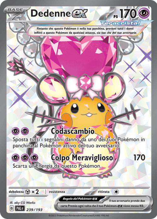 Pokémon Dedenne ex 239/091 Destino di Paldea ITA