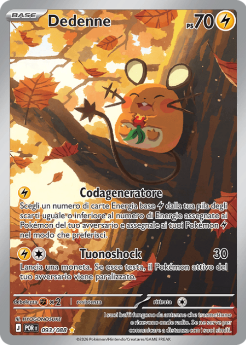 Pokémon Dedenne 093/088 Equilibrio Perfetto ITA