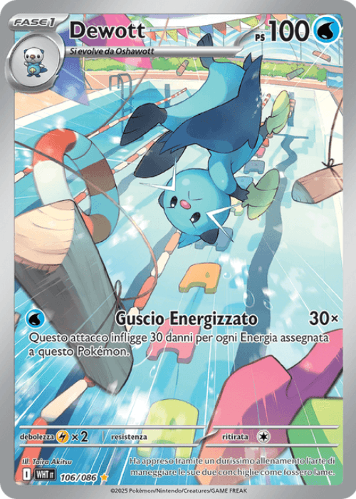 Pokémon Dewott 106/086 Fuoco Bianco ITA