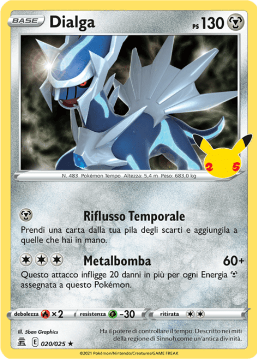 Pokémon Dialga 020/025 Gran Festa ITA