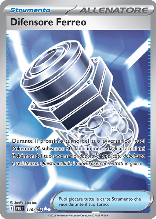 Pokémon Difensore Ferreo 110/084 Buio Pesto ITA