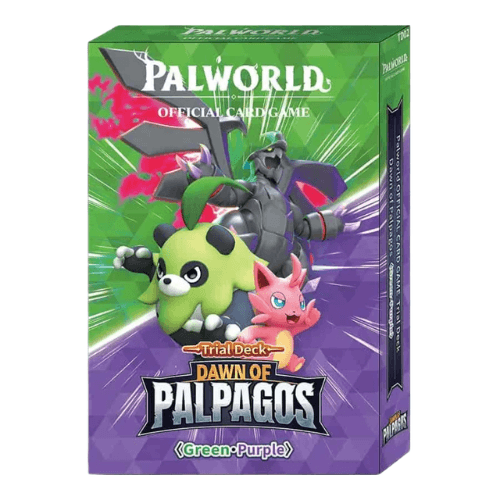 Palworld Card Game Trial Deck TD02 Dawn of Palpagos Green/Purple ENG