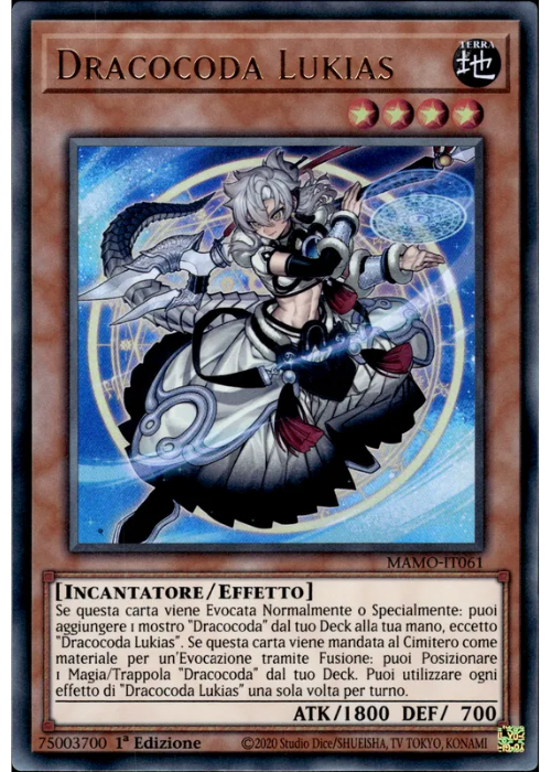 Yu-Gi-Oh! Dracocoda Lukias MAMO 061 I Magnifici Monstri ITA