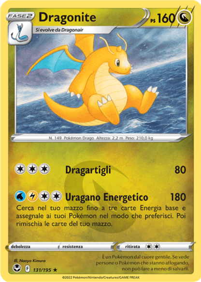Pokémon Dragonite 131/195 Tempesta Argentata ITA