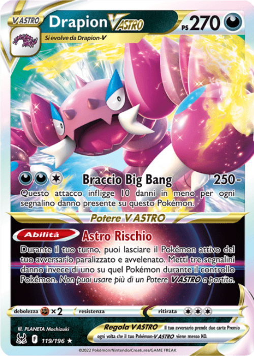 Pokémon Drapion VASTRO 119/196 Origine Perduta ITA