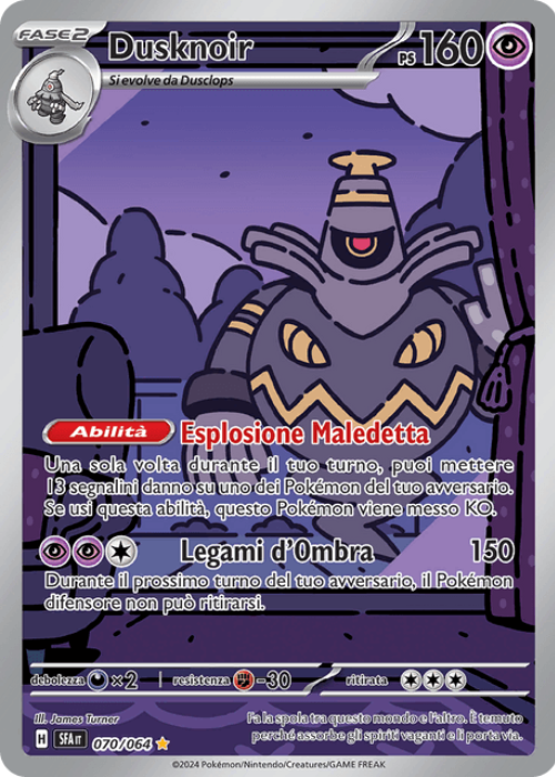 Pokémon Dusknoir 070/064 Segreto Fiabesco ITA