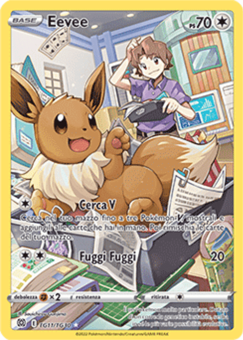 Pokémon Eevee TG11/TG30 Astri Lucenti ITA