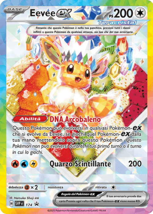 Pokémon Eevee ex 174 Promo Scarlatto & Violetto ITA