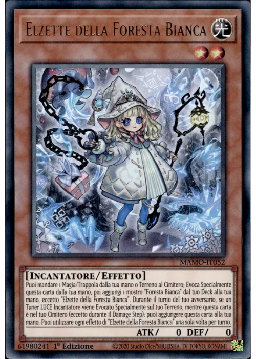 Yu-Gi-Oh! Elzette della Foresta Bianca MAMO 052 I Magnifici Monstri ITA