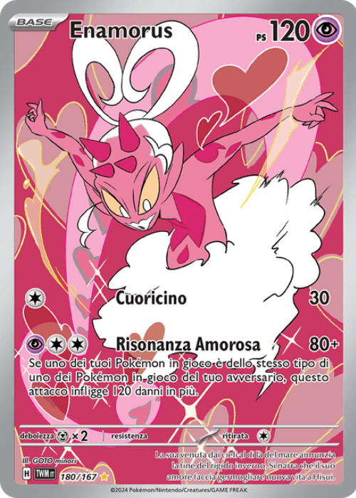 Pokémon Enamorus 180/167 Crepuscolo Mascherato ITA