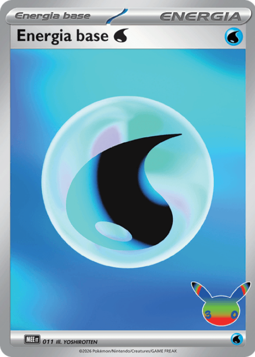 Pokémon Energia Acqua 011 30° Anniversario ITA