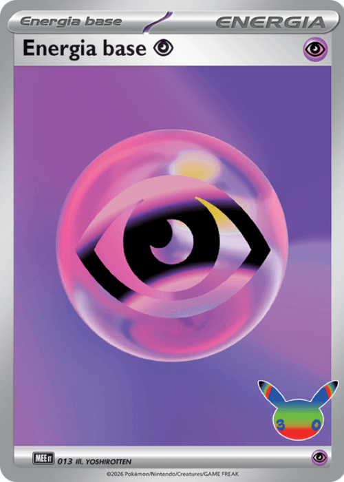 Pokémon Energia Psico 013 30° Anniversario ITA