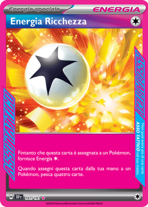 Pokémon Energia Ricchezza 191/191 Scintille Folgoranti ITA