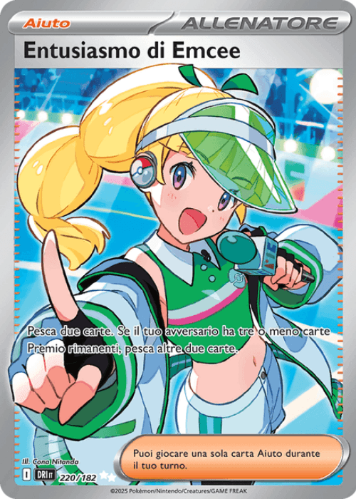 Pokémon Entusiasmo di Emcee 220/182 Rivali Predestinati ITA