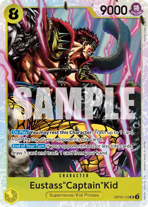 One Piece Eustass"Captain"Kid Super Rare OP10-112 ENG