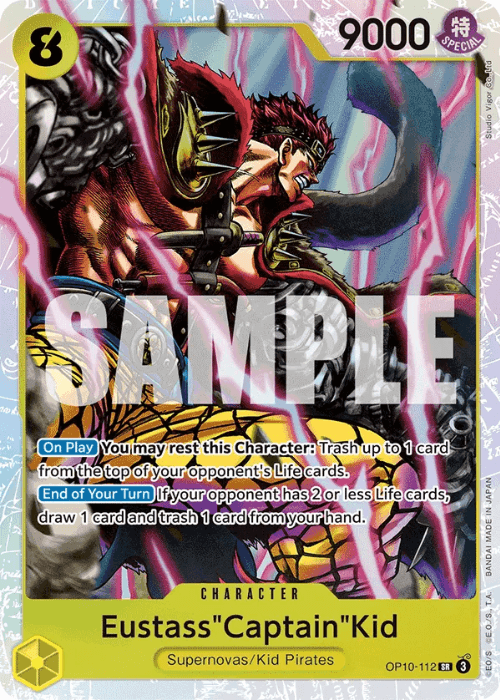 One Piece Eustass"Captain"Kid Super Rare OP10-112 ENG