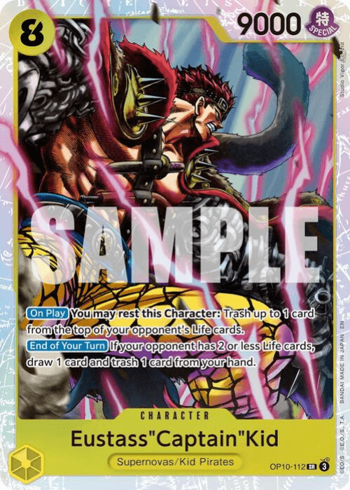 One Piece Eustass"Captain"Kid Super Rare Reprint PRB02 ENG