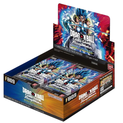 Dragon Ball Card Game Dual Evolution Booster FB09 Box 24 Buste ENG