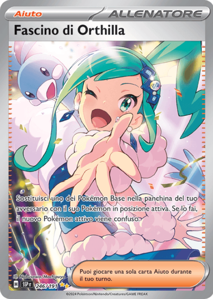 Pokémon Fascino di Orthilla 246/191 Scintille Folgoranti ITA