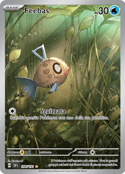 Pokémon Feebas 198/191 Scintille Folgoranti ITA