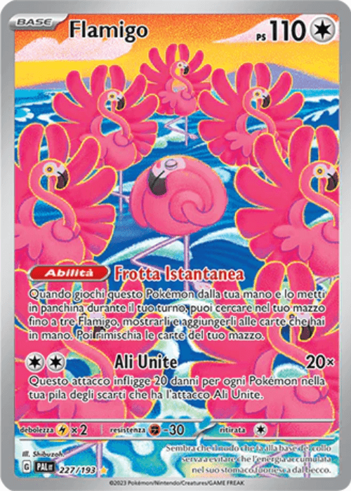 Pokémon Flamigo 227/193 Evoluzioni a Paldea ITA