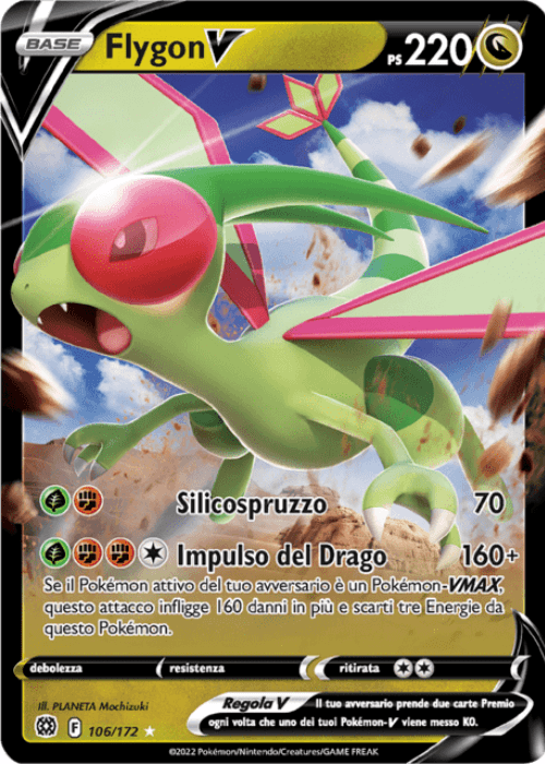 Pokémon Flygon V 106/172 Astri Lucenti ITA