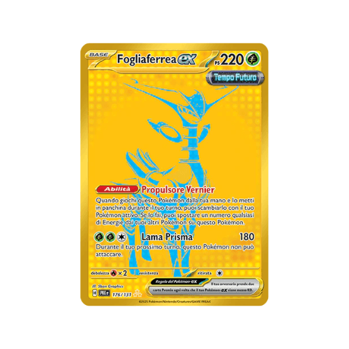 Pokémon Fogliaferrea ex 176/131 Evoluzioni Prismatiche ITA