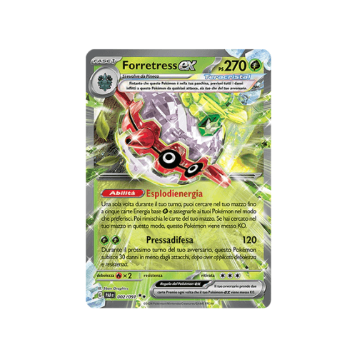 Pokémon Forretress ex 002/091 Destino di Paldea ITA