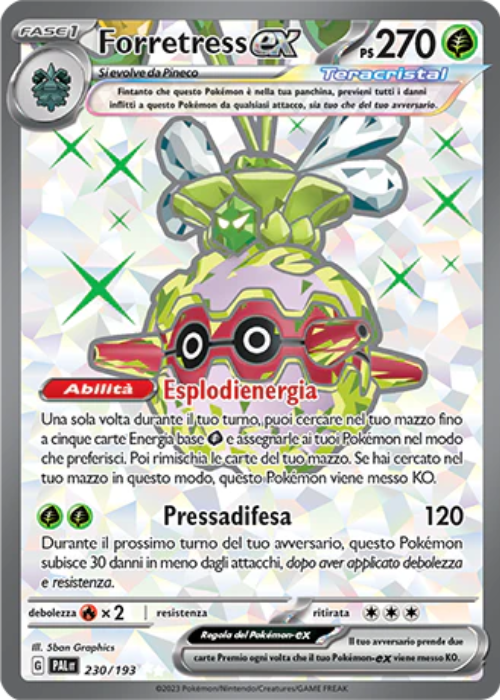 Pokémon Forretress ex 230/193 Evoluzioni a Paldea ITA