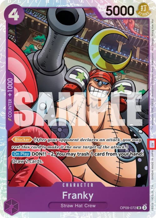 One Piece Franky Super Rare Reprint PRB02 ENG