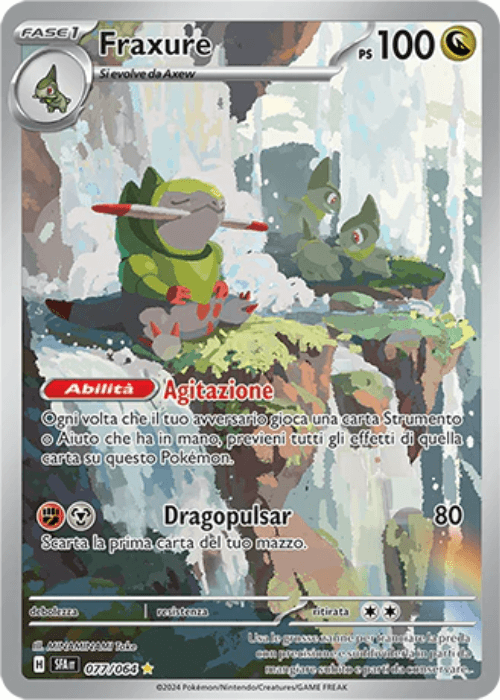 Pokémon Fraxure 077/064 Segreto Fiabesco ITA
