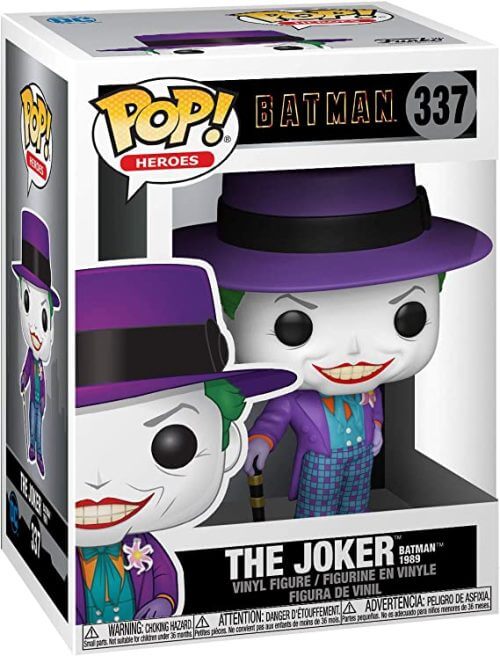 Funko POP! Heroes Batman 1989 - The Joker With Hat and Cane