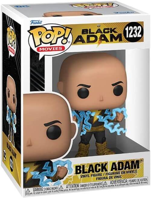 Funko Pop! Movies Black Adam - Black Adam No Cape with Lighting Chest