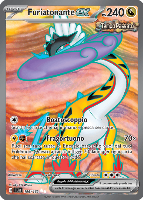 Pokémon Furiatonante ex 196/162 Cronoforze ITA