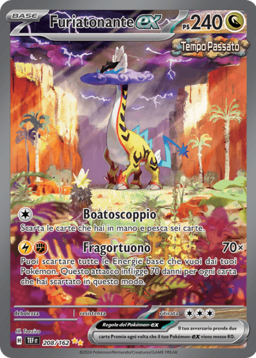 Pokémon Furiatonante ex 208/182 Cronoforze ITA