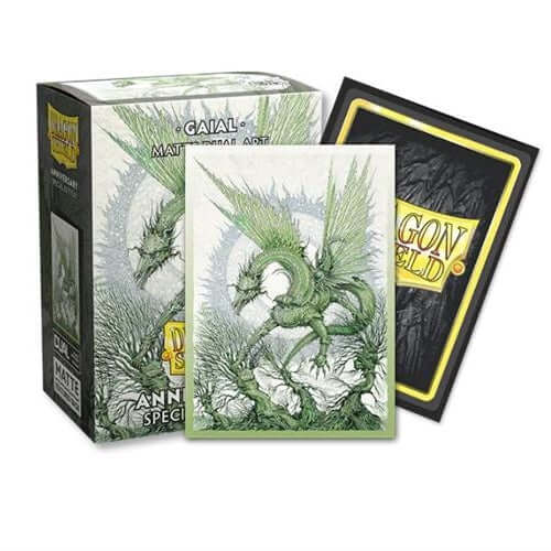 Dragon Shield 100 Sleeves Matte Dual Art Standard Size Anniversary Edition Gaial